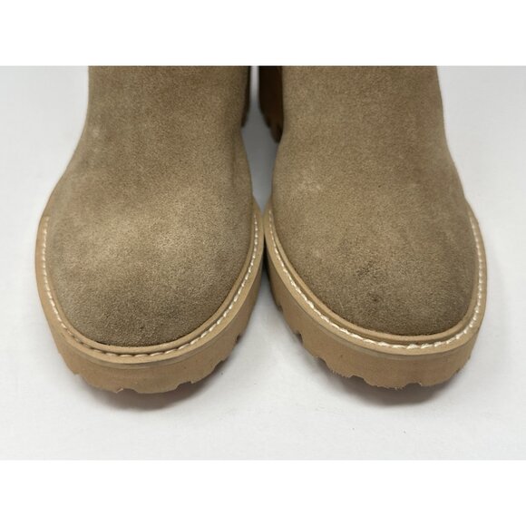 Dolce Vita Huey H2O Women’s Size 9 Mushroom Tan Suede Leather Pull On Booties - Picture 5 of 10